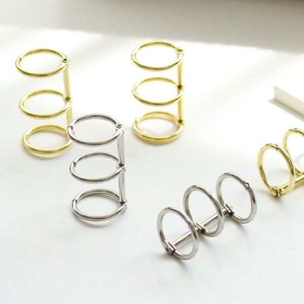 Metal Loose Leaf Book Binder Rings for Office