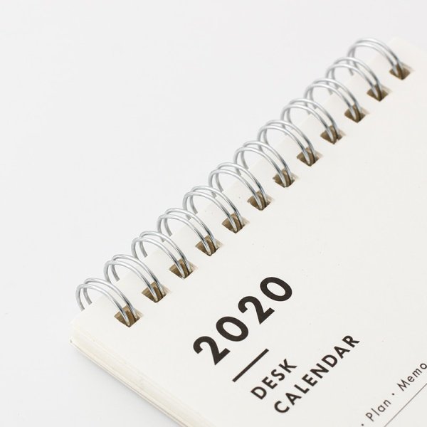 Simple Mini Desk Colorful Calendar 2020