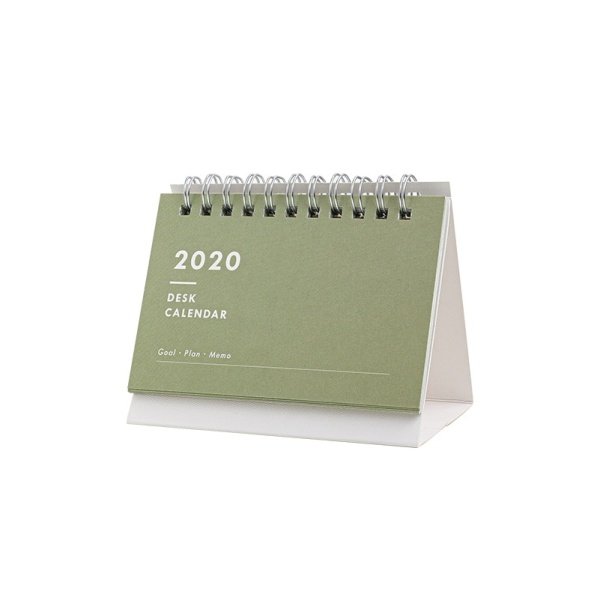 Simple Mini Desk Colorful Calendar 2020