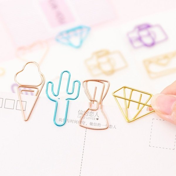 Cute Shapes Mini Paper Clips