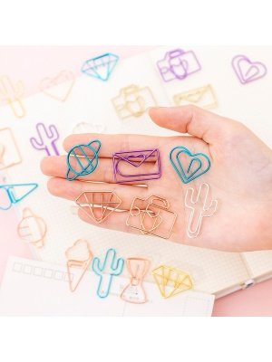 Cute Shapes Mini Paper Clips