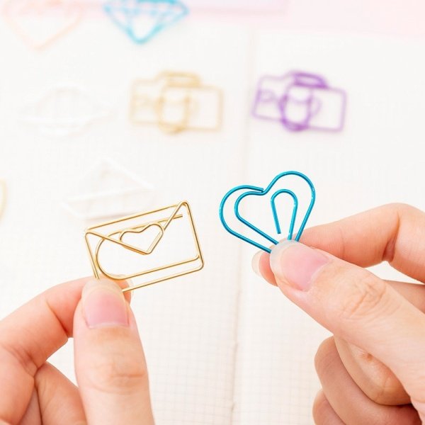 Cute Shapes Mini Paper Clips