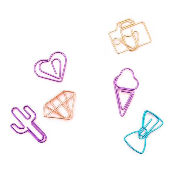 Cute Shapes Mini Paper Clips