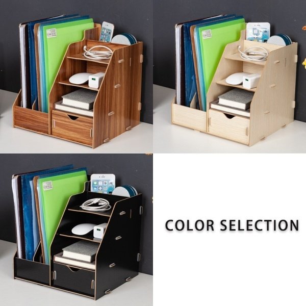 Files Organizer Book Holder Shelf Rack