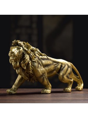 Lion Resin Craft Ornament TV